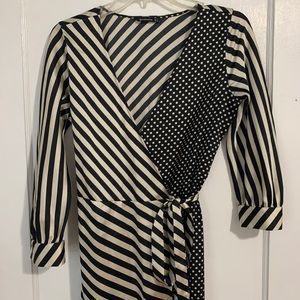 Asymmetrical Wrap Dress